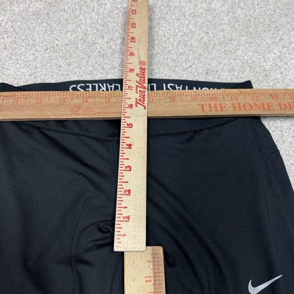 Nike Dri-Fit Leggings Capri Women’s Black Pull On Size Small - Picture 3 of 10